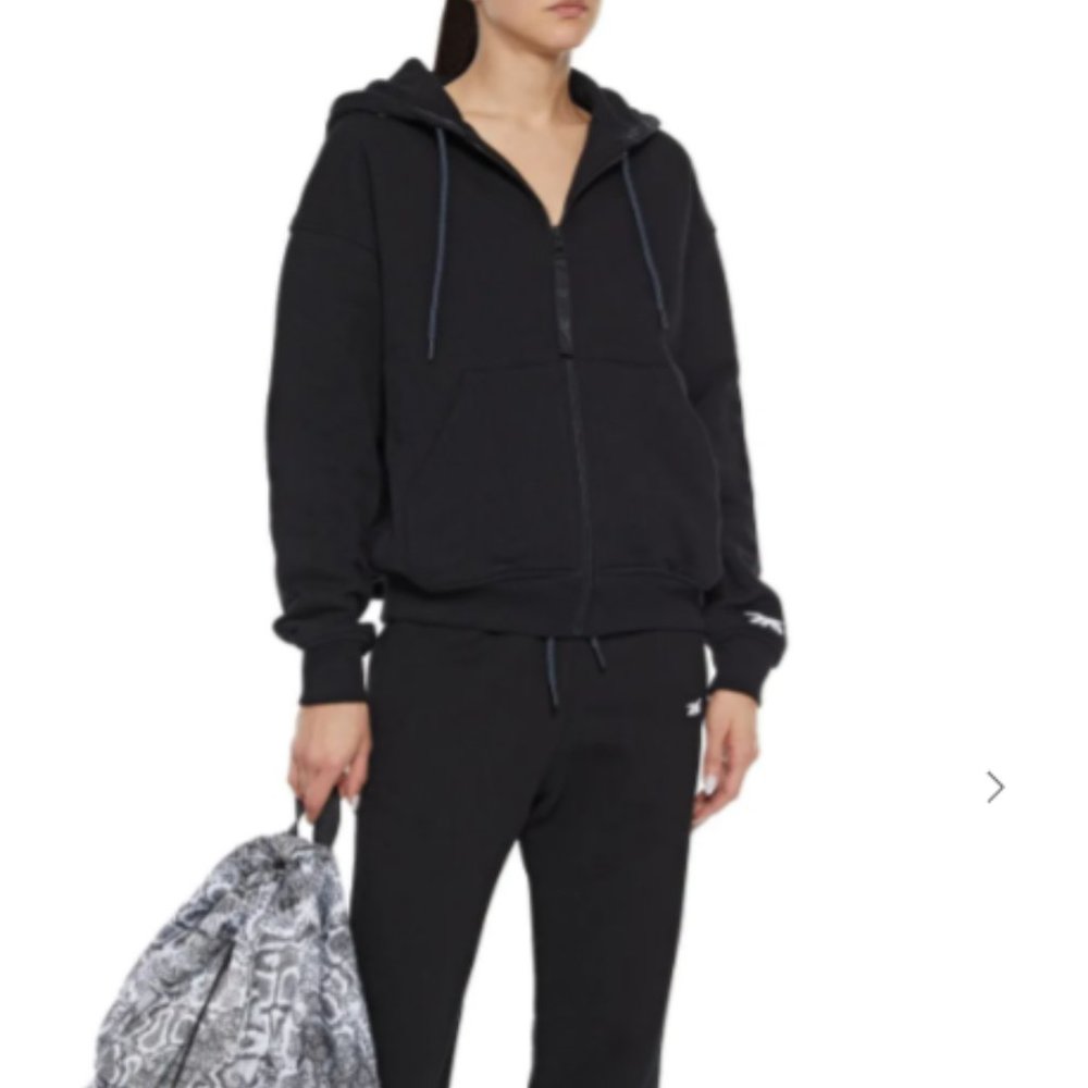 REEBOK X VICTORIA BECKHAM Oversized cotton-jersey hoodie